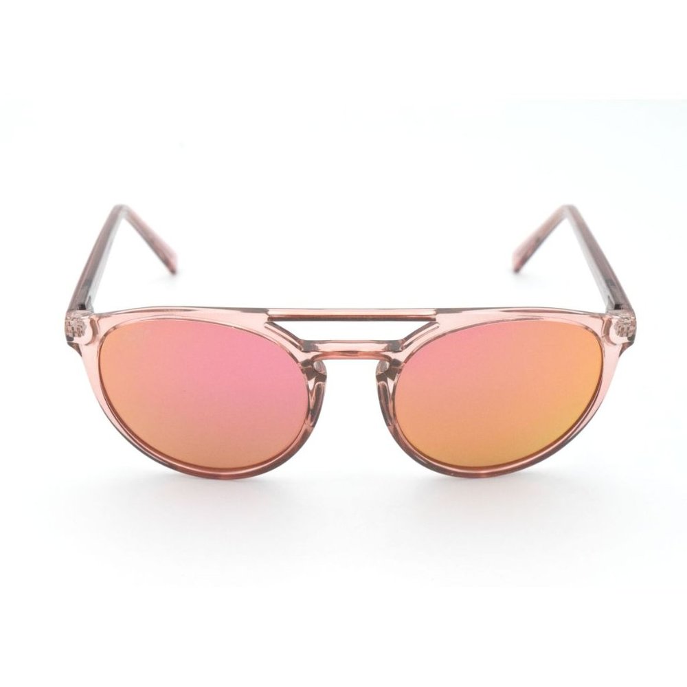 Maui Jim Sunglasses Ah Dang MJ 781-12C Round Pink MAUI Sunrise Polarized - Picture 2 of 8